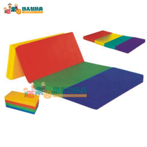 Early education indoor software quadruple floor mat sensory training childrens gymnastics soft mat crawling game soft bag climbing mat