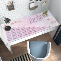 Tablecloth desk ins Wind students children learning writing desk desktop pvc waterproof oil-proof book table mat leather table mat