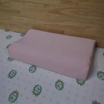 Ribbed cotton cotton knitted cotton Thailand Suwan latex pillowcase Adult children baby pillow skin ribbed pink