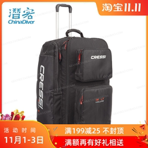 Cressi Moby 5 diving trolley case with Caster tow bag large capacity 115L diving equipment travel luggage