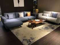 Nazca-cotton linen modern minimalist style corner sofa