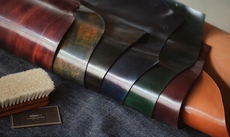 Заказной рюкзак s家皮革 美国霍尔文horween cordovan chips