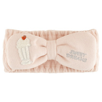  (Yoshii family)Japanese cotton bow tie hair band face wash mask Lee Sung-min ice cream rainbow coconut tree