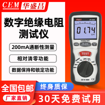 CEM Huashengchang digital Insulation Resistance Tester DT-5302 5500 high precision grounding resistance measuring instrument