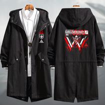 Tomorrows Ark Coats Long Trench Autumn and Winter Lapland Animation Sweats Two-dimensional Clothing