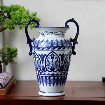 双耳青花瓷花瓶-双耳青花瓷花瓶促销价格、双耳青花瓷花瓶品牌- 淘宝
