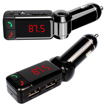 Car MP3 car with handfree phone FM transmitter mobile phone charger U disk Bluetooth music player