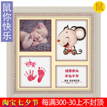 Auspicious Boy Son Baby Born Gift Custom 12 Zodiac Fetal Hair Painting Infant Souvenirs Rat you Happy 2020
