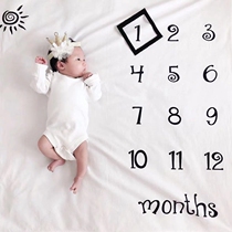 ins explosion baby photo background cloth Baby creative month photography cloth Nordic style simple swing shot decorative cloth