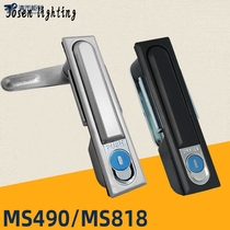Boutique Cabinet Lock ms818 ms618 Switch Cabinet Door Lock Distribution Box Plane Square Lock Zinc Alloy Door Lock