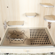 Special base plate stainless steel base plate grid base plate for dragon cat cabinet cage