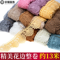 High quality 6CM Shell water soluble edge lace lace embroidery accessories DIY handmade material color water soluble edge 13 meters