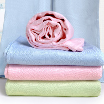Baby cover blanket newborn childrens small towel is baby bamboo fiber air conditioning summer cool quilt thin ice silk blanket
