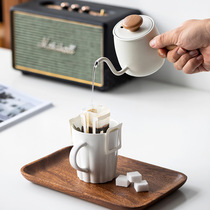 Japanese-made Miyazaki Production Professional Hand Punches Single Hanging Coffee Pot Fine Mouth Mini Home Solid Color