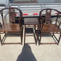 Antique wood Antique collection Huanghuali circle chair Chair set of old furniture Thrift classical furniture Wood special offer