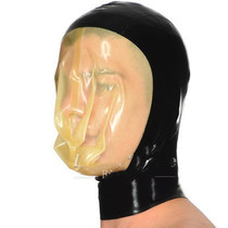 Latex mask Latex headgear Blowing headgear Rubber headgear does not open the breathing hole