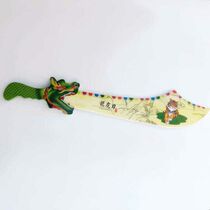 Hot sale wooden New Dragon and Tiger knife wooden sword wooden sword wooden knife performance props weapon props wooden toys