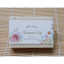 Special area handmade soap bag soap paper wrapping paper soap waist seal elegant flower soap bar 1 yuan 20 two pieces
