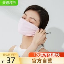 VVC summer summer sunscreen mask female anti-ultraviolet ice silk thin breathable sunshade mask driving