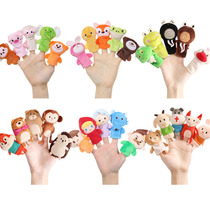 Finger Doll Family Finger Set Animal Character Baby Early Education Kindergarten Hand Puppet Teaching Ads Baby Toys