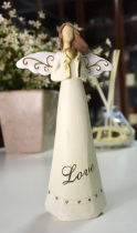 Love little angel love (love) resin sculpture painted angel ornaments P230