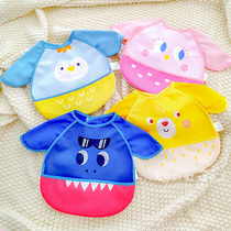 Spring Money Can Love Naughty Baby Cartoon Waterproof Food Meal Pocket Baby Anti-Dirty Eating God Instrumental Children Saliva Cover Clothes