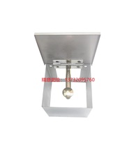 Stainless steel settlement observation point protection box leveling point L type settlement nail protection clear box settlement protection cover