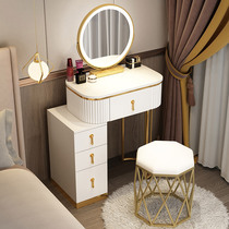 Light luxury modern high-grade paint dressing table bedroom simple storage cabinet integrated Net red ins Wind telescopic makeup table