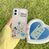  Cute decompression quicksand Suitable for 12 11Pro Max Apple XR SE mini mobile phone case iPhone8p female