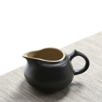 Mingfeng ceramic kung fu tea set Zen wind Black Road cup porcelain has a gong Road cup black pottery tea Sea split teapot