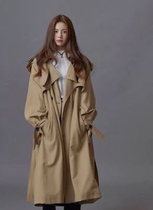 Japan and South Korea womens factory shop South Korea Dongdaemun New loose belt shoulder sleeve womens windbreaker medium length