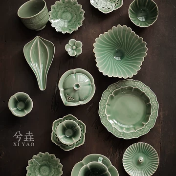 越窑青瓷茶具-越窑青瓷茶具促销价格、越窑青瓷茶具品牌- 淘宝
