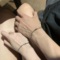 Renaults couple bracelet a pair of men and women silver - silver - silver - designed a memorial gift for love
