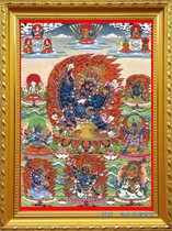 Customized Dawei King Kong Portrait 2 Dreadful King Kong Protector Photo Paper Plastic Seal Thangka Tibetan Tantric Pictures