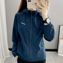 Womens velvet single clothing autumn and winter stretch jacket waterproof and breathable thick jacket outdoor hiking windbreaker