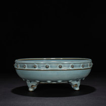 The Song Jun Kiln The Sky Blue Glaze Drum Nail Wash In The South China