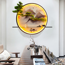 Wall decoration Wall wall decoration New Chinese pendant Round dining room Living room Sofa TV background wall Safe tree