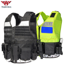 Jacoda Tactical Vest Lightweight Barrier Hacking Protection Perfume Patrol Security Fluorescence Clothes
