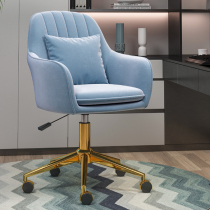 Nordic computer chair lift chair learning chair desk and chair revolving chair sliding chair sliding wheelchair technology cloth light luxury sedentary