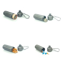 Personality creative portable mens cigarette box 7 packs portable sealed cans Waterproof aluminum alloy womens fine cigarettes 16 packs