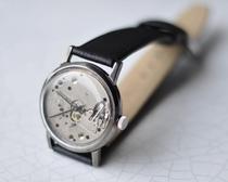 Ukrainian Minimal ◇ Ancient 1980s steampunk retro simple silver mechanical mens watch