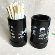 Plastic chopsticks tube restaurant chopsticks cage restaurant chopsticks basket noodle restaurant chopsticks cage printed chopsticks tube commercial custom logo