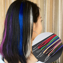 True hair elastic thread micro nano invisible color hair pick and dyeing wig can be reused as roll 35cm