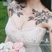 Flower arm girl TATTOO X117 118 shoulder sexy flower Flower leaf pair TATTOO