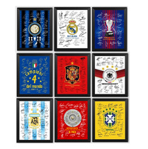World Cup Germany Argentina Italy France Messi Ronaldo fan gift photo frame bar sports color shop decoration