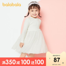  (Store delivery)Bala Bala childrens clothing girl skirt Western style Autumn 2021 princess skirt girl dress