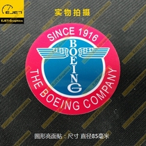  Boeing classic logo aviation badge glossy waterproof personality car sticker luggage sticker Skateboard sticker tide sticker C