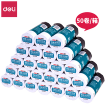 Del 3144 cash register paper 80X60 thermal paper kitchen printing paper supermarket cashier receipt paper box 50 Rolls