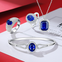 14-year-old shop natural non-burnt sapphire ring female ring 18K gold Sri Lanka Royal Blue Premium N