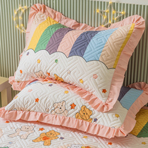 ins lace Pillowcase Pair 100 cotton household double pillowcase single child pillow inner sleeve